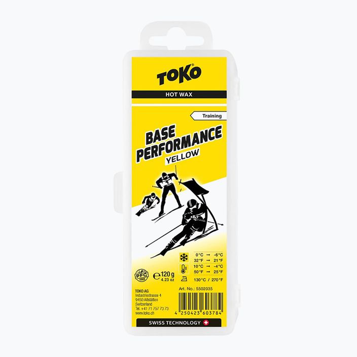 TOKO Base Performance Yellow 120g ski grease 5502035