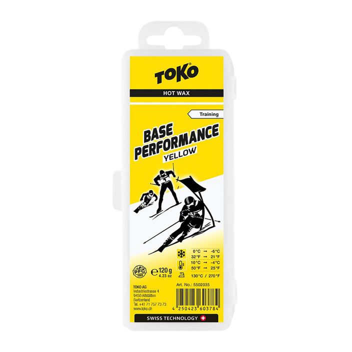 TOKO Base Performance Yellow 120g ski grease 5502035 2