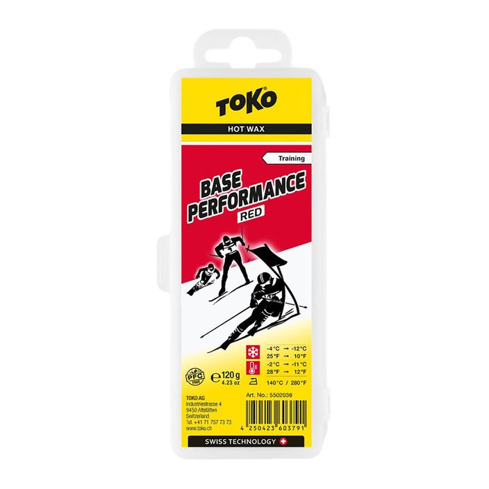 TOKO Base Performance Red ski grease 120g 5502036 2
