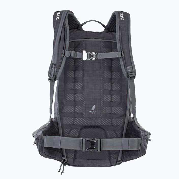 EVOC Line 30 heather carbon grey ski backpack 2