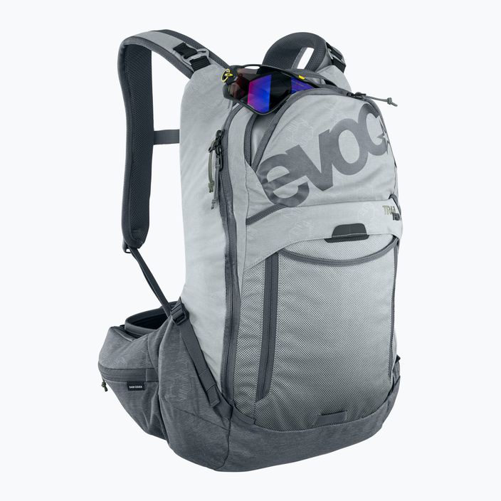 EVOC Trail Pro 16 l stone/carbon grey bicycle backpack 4