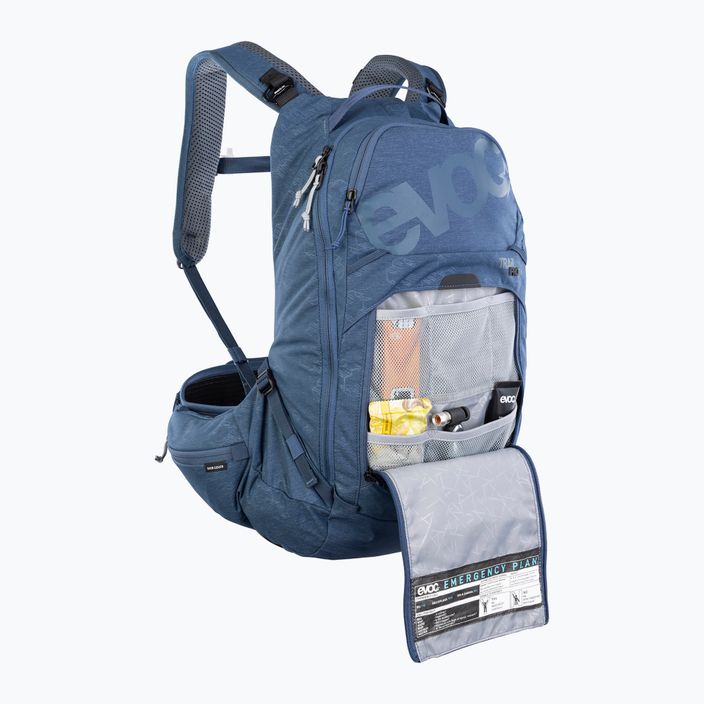 EVOC Trail Pro 16 l denim bicycle backpack 8