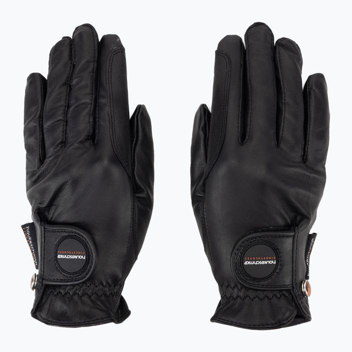 Hauke Schmidt Ladies finest black riding gloves 0111-201-03 3