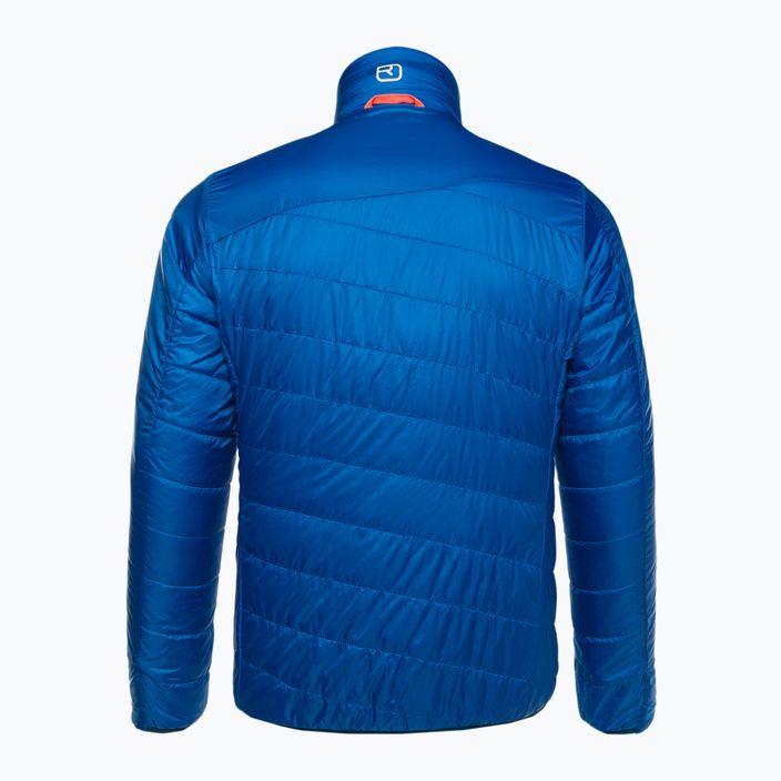 Men's ORTOVOX Swisswool Piz Boval hybrid jacket blue reversible 6114100041 2