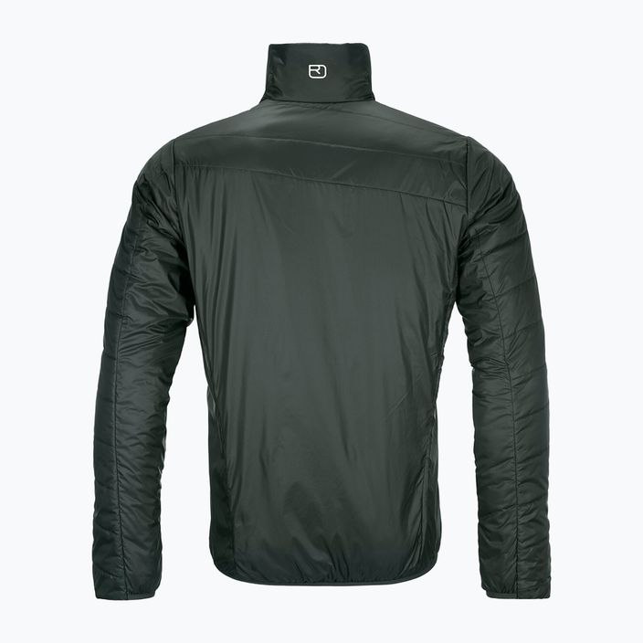 Men's ORTOVOX Swisswool Piz Boval hybrid jacket green reversible 6114100052 4
