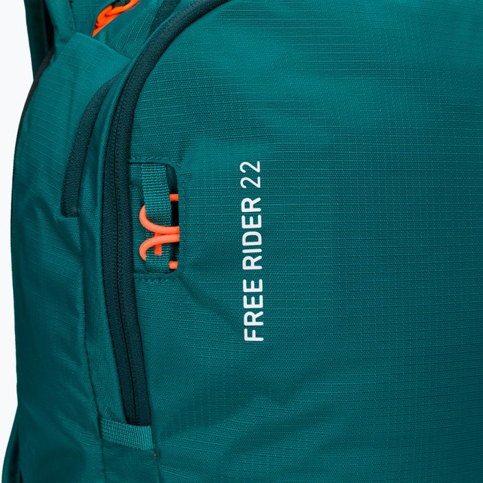 Ski backpack ORTOVOX Free Rider 22 l green 4681000003 4