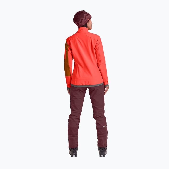 Women's softshell jacket ORTOVOX Berrino red 6027200018 3