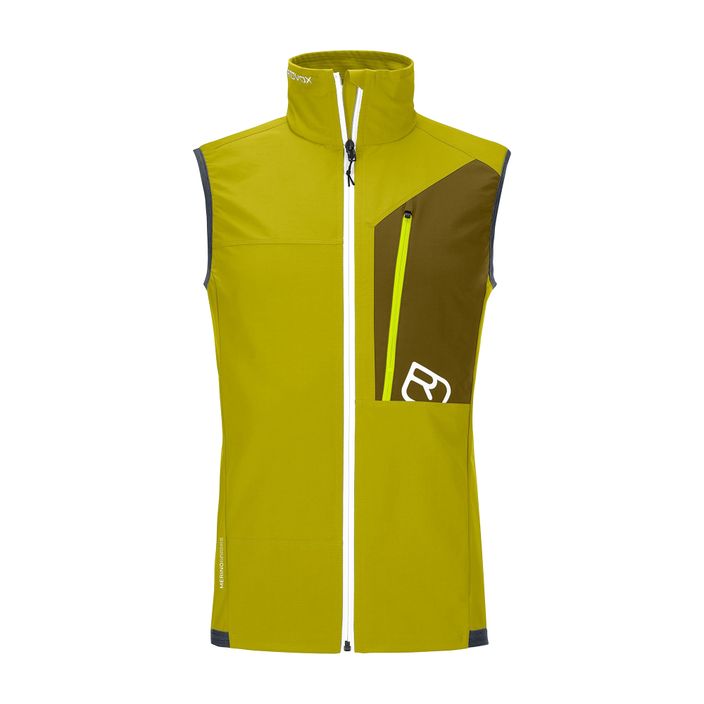 Men's ORTOVOX Berrino green touring sleeveless jacket 6037300024 2