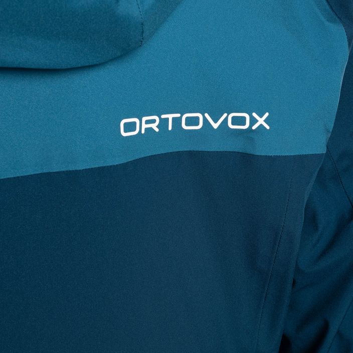 Women's ORTOVOX 3L Ortler rain jacket blue 7061600006 4