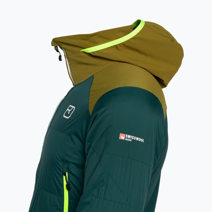 Men's skit jacket ORTOVOX Sw Col Becchei Hybrid green 6011300006 5