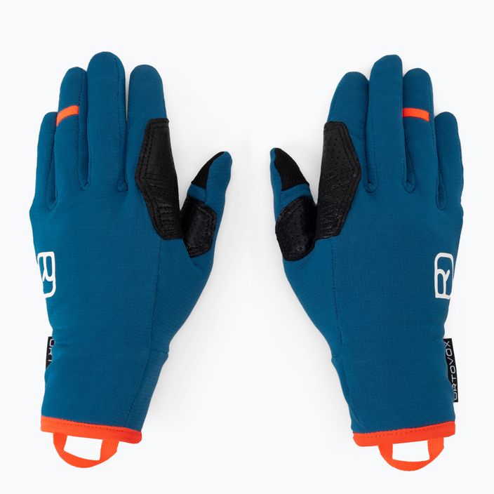 Women's trekking gloves ORTOVOX Fleece Light blue 5635900005 3