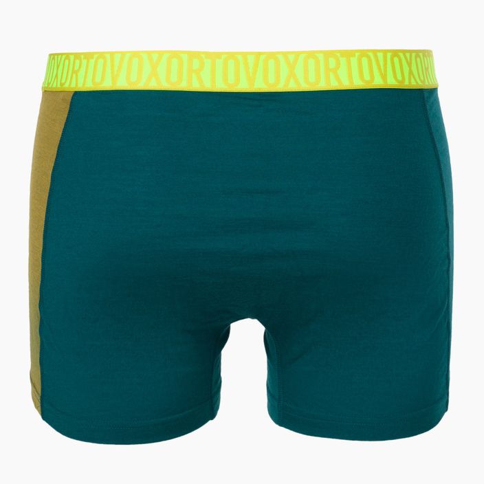 Men's ORTOVOX 150 Essential thermal boxer shorts green 88903 2