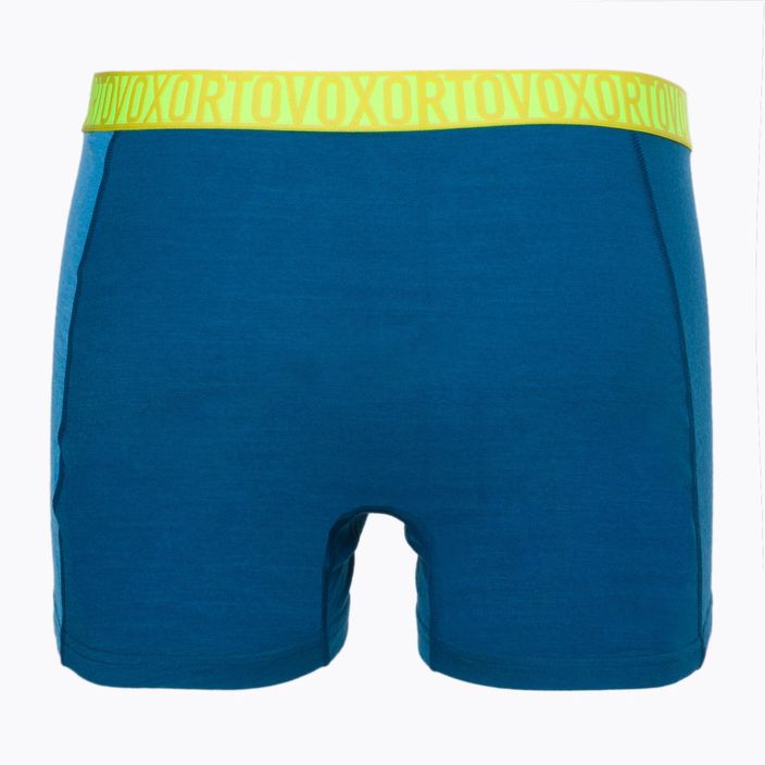 Men's ORTOVOX 150 Essential thermal boxer shorts blue 88903 2