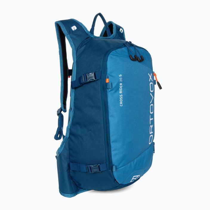 ORTOVOX Cross Rider 20 S ski backpack petrol blue 2
