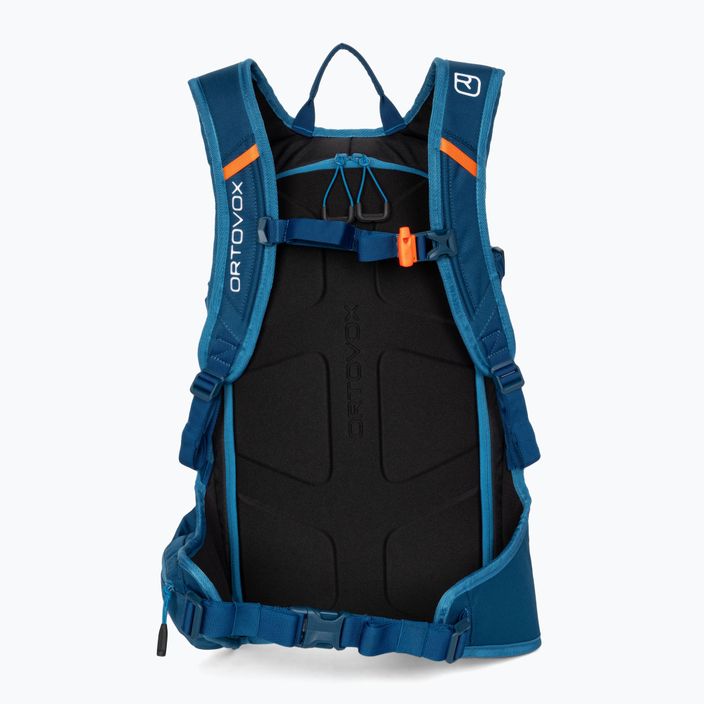 ORTOVOX Cross Rider 20 S ski backpack petrol blue 3