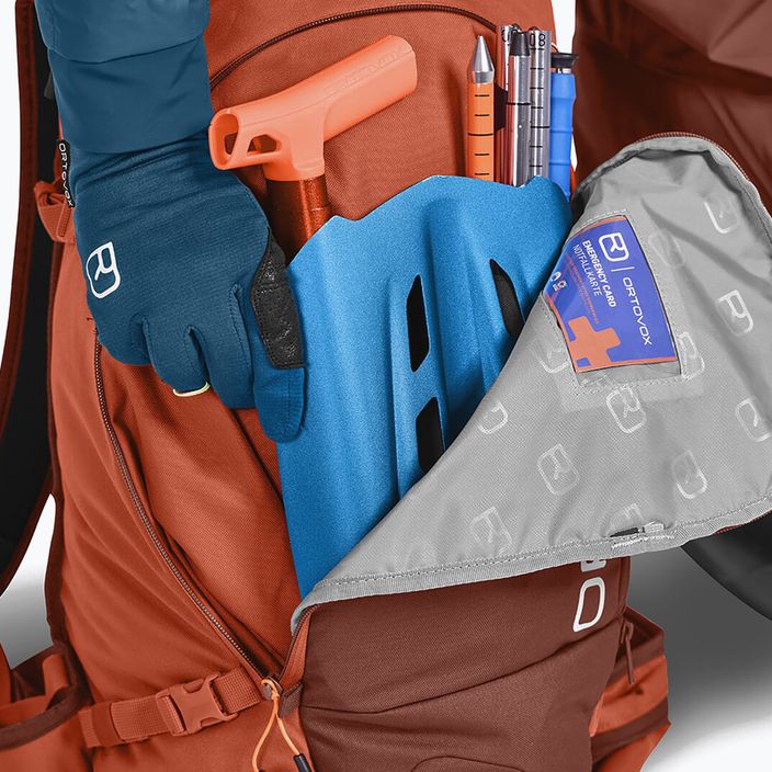 ORTOVOX Tour Rider 30 ski backpack desert orange 9
