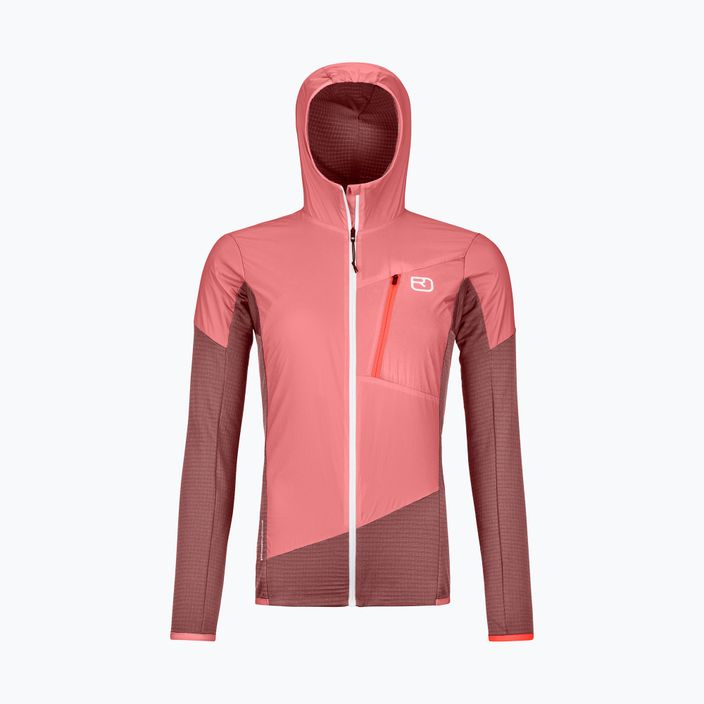 Women's trekking sweatshirt Ortovox Ladiz Hybrid pink 86959 5