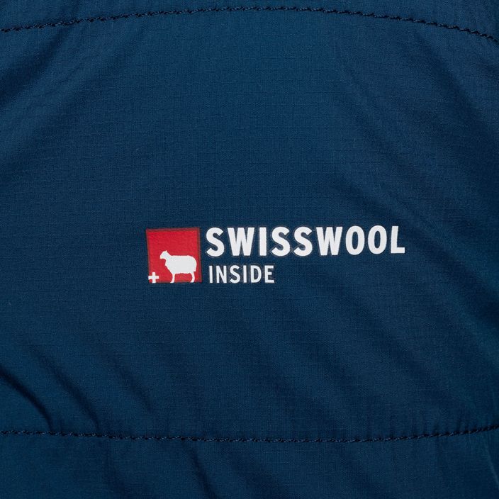 Women's ORTOVOX Swisswool Piz Duan hybrid jacket blue 6122700037 4