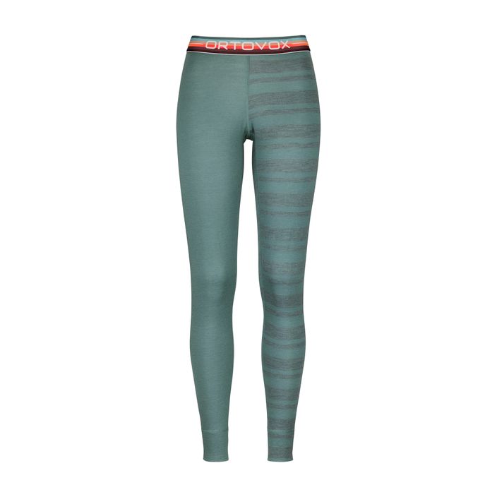 Women's thermoactive trousers ORTOVOX 185 Rock'N'Wool Long arctic grey 2