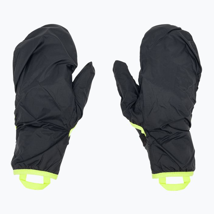 Men's skydiving gloves ORTOVOX Fleece Grid Cover black raven 5