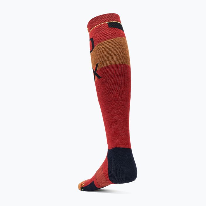 Men's ski socks ORTOVOX Freeride Long Socks Cozy cengla rossa 2