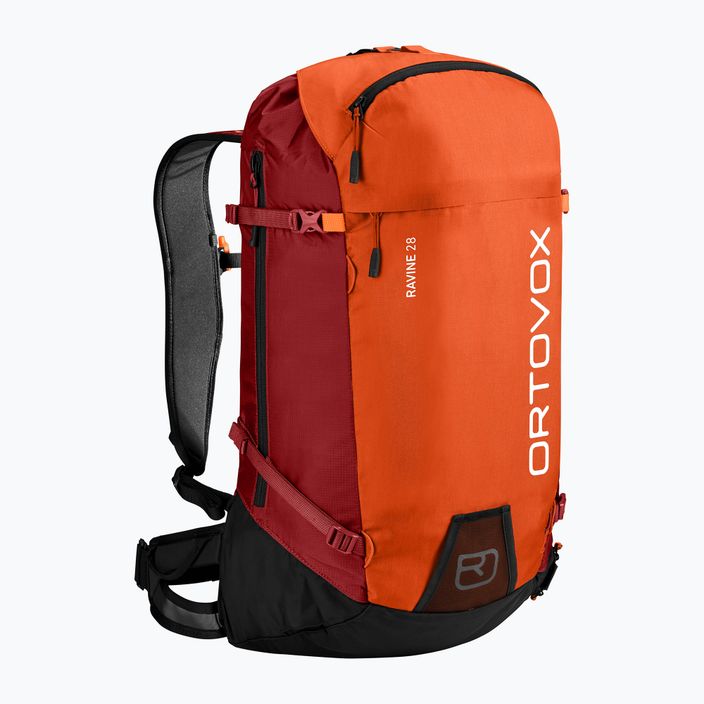 ORTOVOX ski backpack Ravine 28 hot orange 5