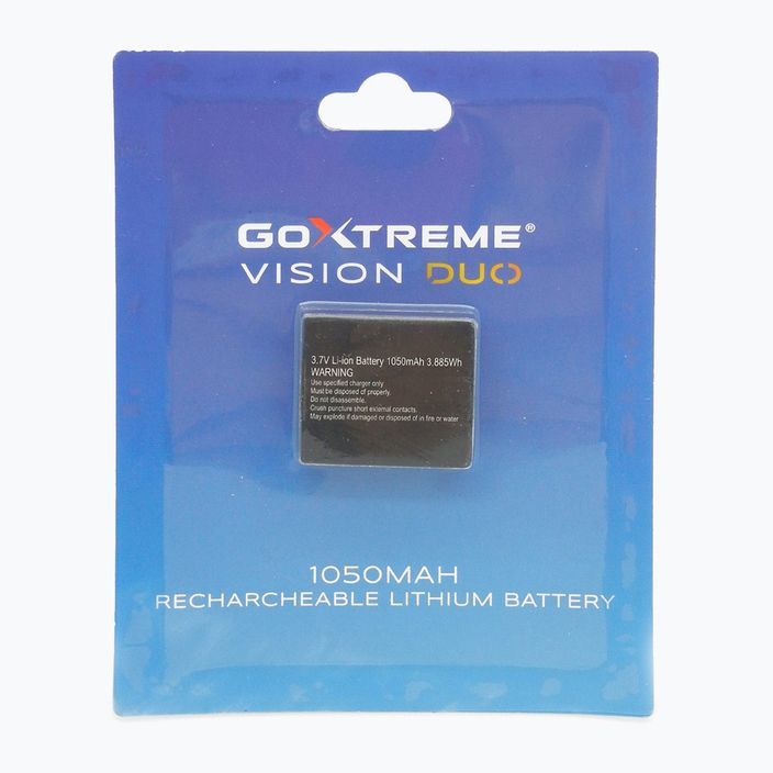 GoXtreme Lithium Battery Vision DUO camera black 01477 2