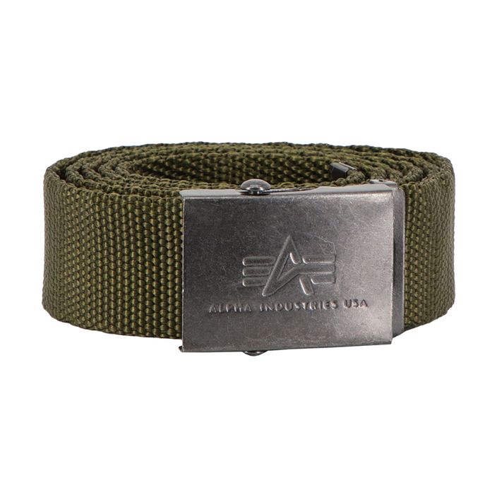 Alpha Industries Heavy Duty trouser belt 4 cm olive 2