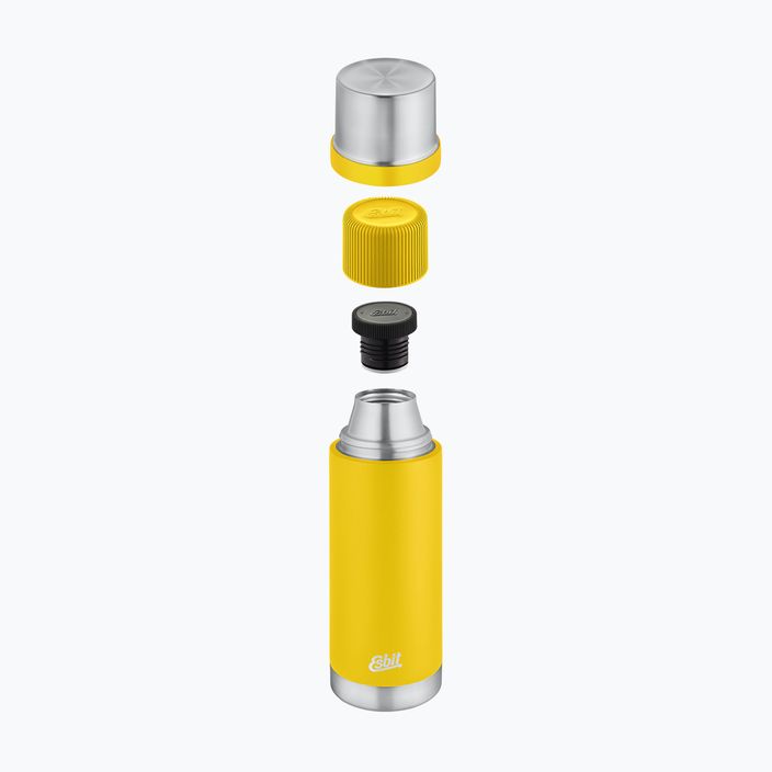 Esbit Sculptor Stainless Steel Vacuum Flask 1000 ml sunshine yellow 4
