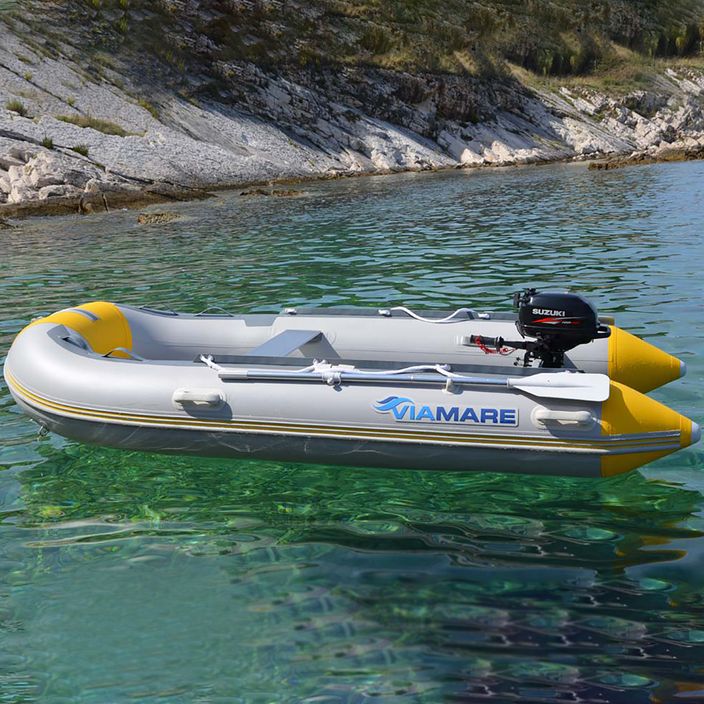 Viamare 330 S Airdeck 5-person pontoon grey-yellow 1126154 3