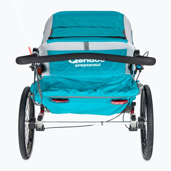 Qeridoo Speedkid2 two-seater bicycle trailer blue Q-SK2-21-P 5