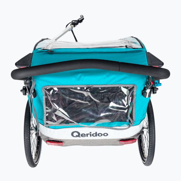 Qeridoo Sportrex2 double bike trailer blue Q-SR2-21-P 4