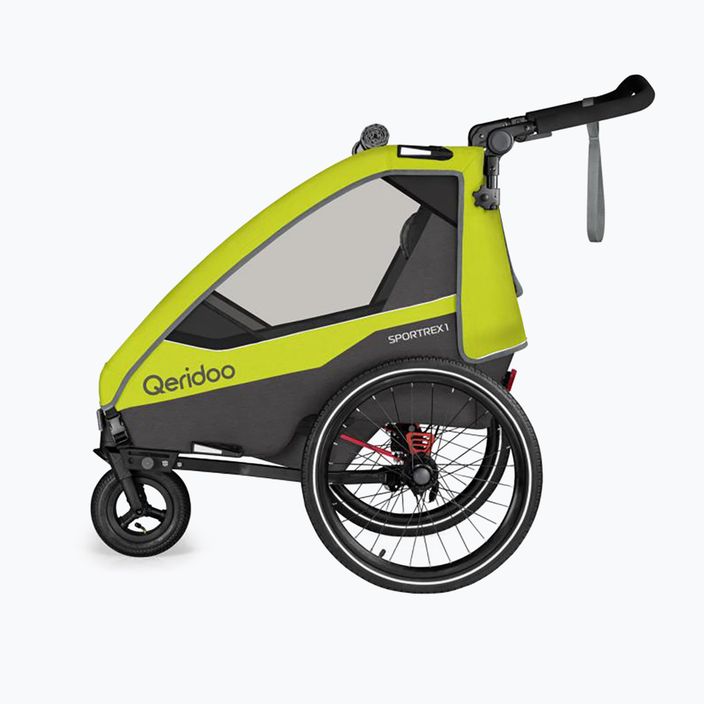 Qeridoo Sportrex 1 LE single-seater bicycle trailer yellow Q-SPR1-22-LG 2