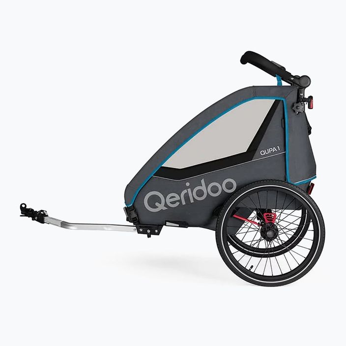 Qeridoo bike trailer Qupa 1 blue 3
