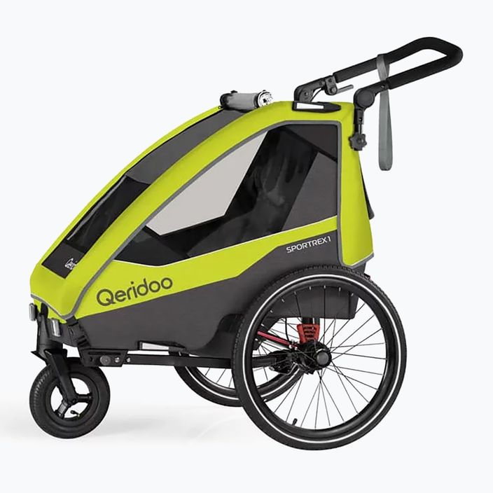 Qeridoo bike trailer Sportrex 1 new lime green