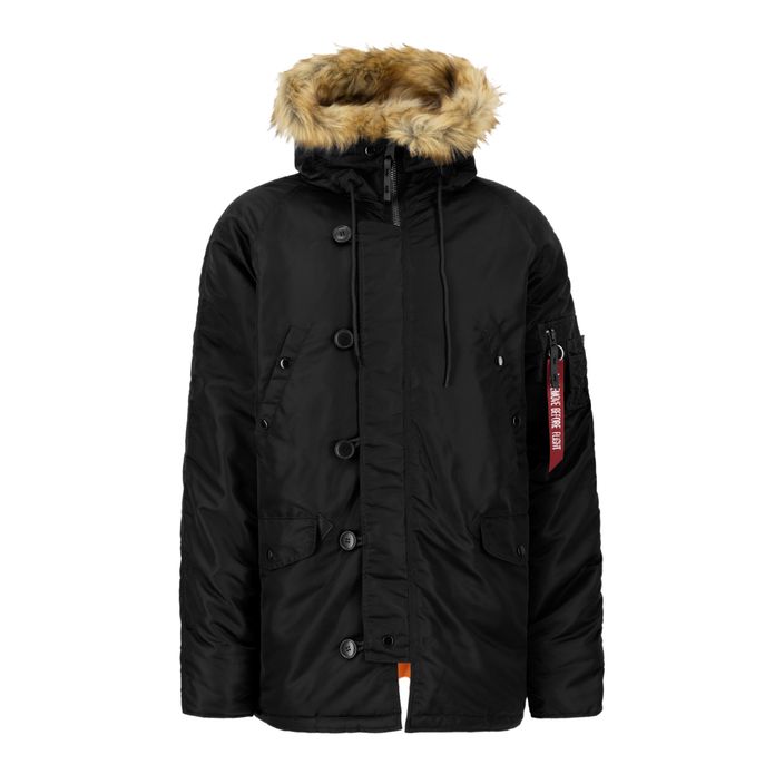 Alpha Industries men's jacket N-3B VF black 2