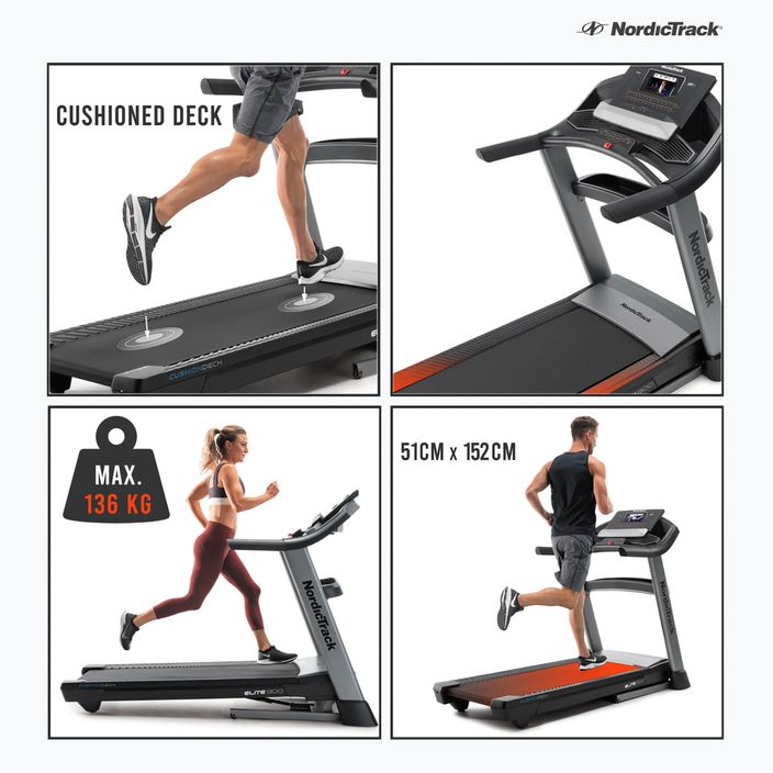 NordicTrack Elite 900 electric treadmill 14