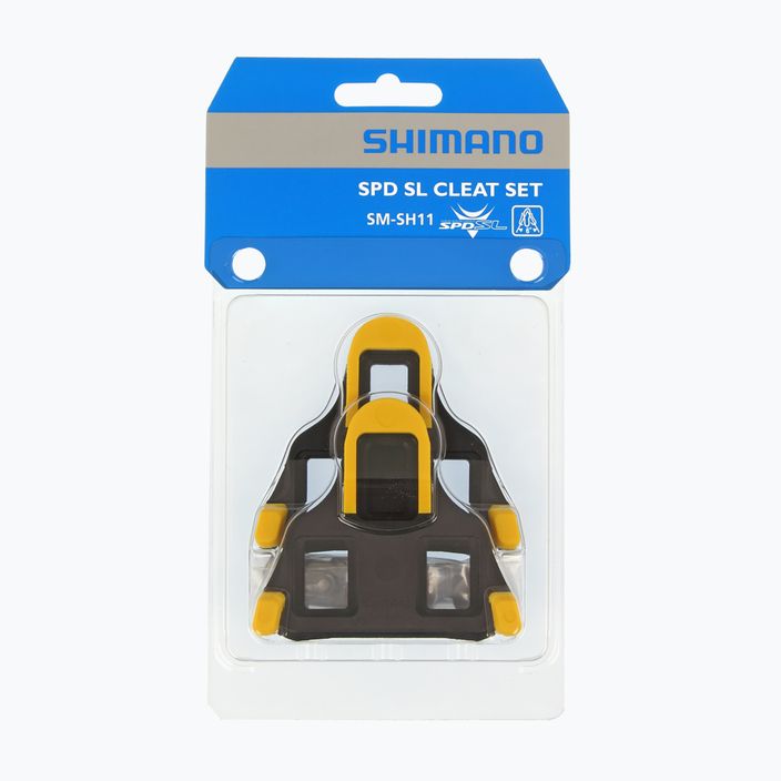 Shimano SMSH11 SPD-SL pedal blocks yellow Y42U98010 4