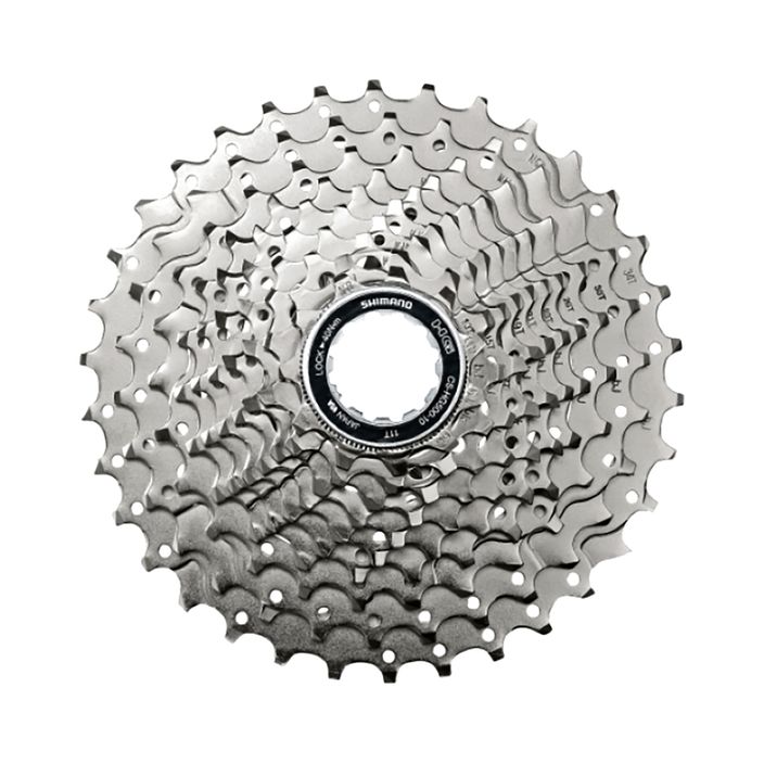 Shimano CS-HG500 10 speed bicycle cassette 11-34 silver 2