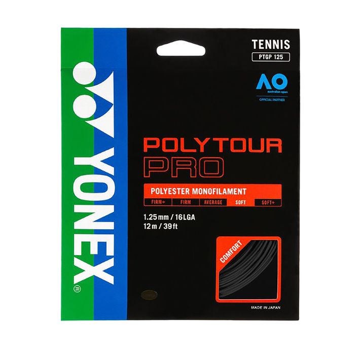 Tennis string YONEX Poly Tour Pro Set 12 m black 2