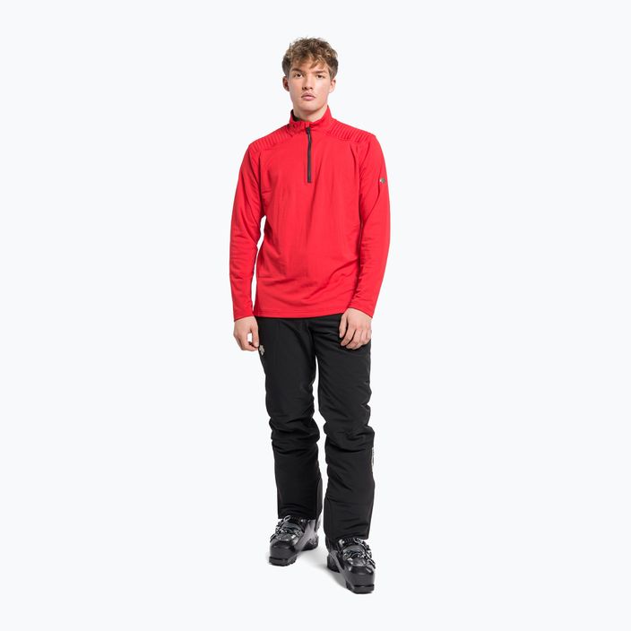 Men's Descente Piccard 85 ski sweatshirt red DWMUGB23 2