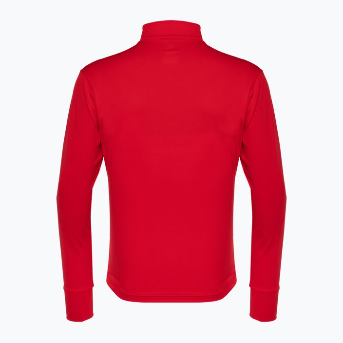 Men's Descente ski sweatshirt Descente 1/4 Zip 85 red DWMUGB28 2