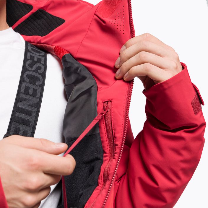 Men's ski jacket Descente Swiss National Team Replica 86 red DWMUGK20 15