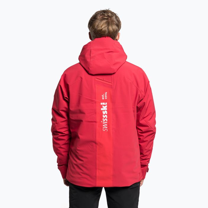 Men's ski jacket Descente Swiss National Team Replica 86 red DWMUGK20 4