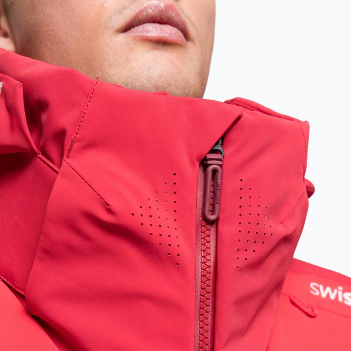 Men's ski jacket Descente Swiss National Team Replica 86 red DWMUGK20 7