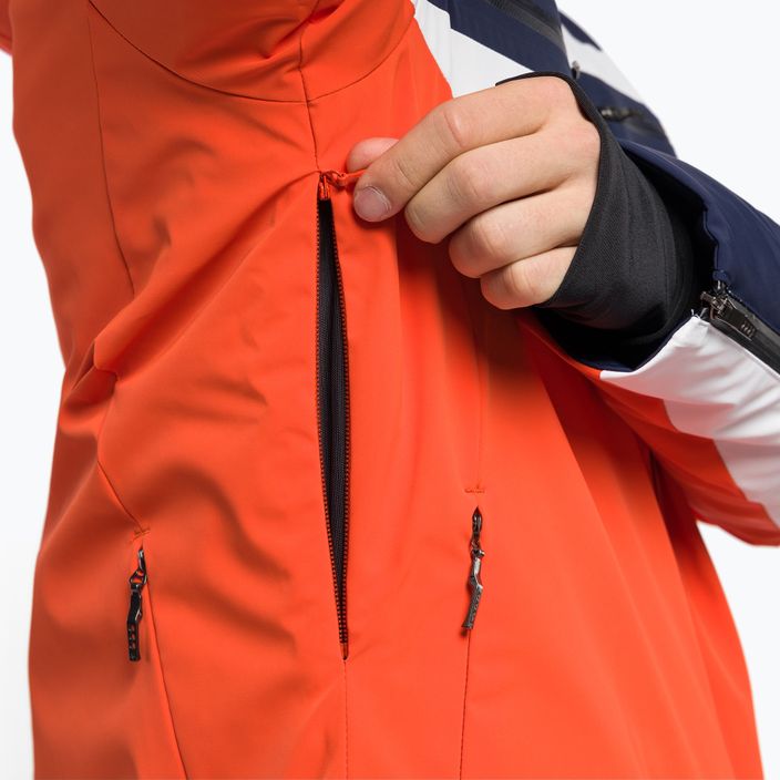 Men's ski jacket Descente Carter 30 orange DWMUGK23 10