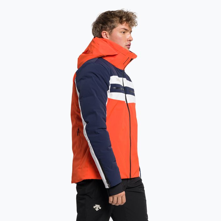 Men's ski jacket Descente Carter 30 orange DWMUGK23 3