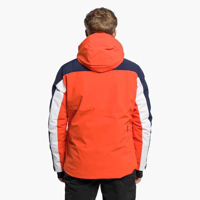 Men's ski jacket Descente Carter 30 orange DWMUGK23 4
