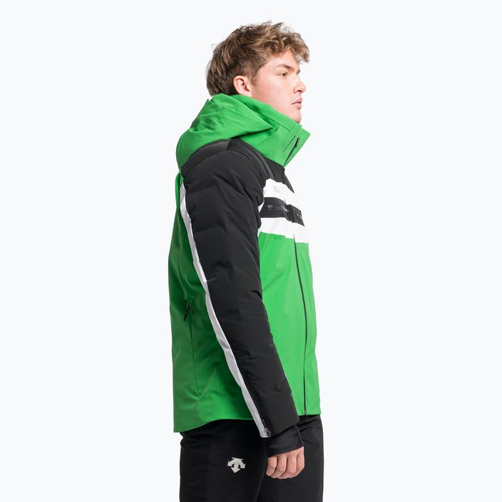 Men's ski jacket Descente Carter 19 green DWMUGK23 3