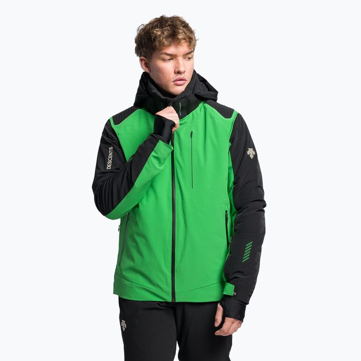 Men's ski jacket Descente Reign 19 green DWMUGK24